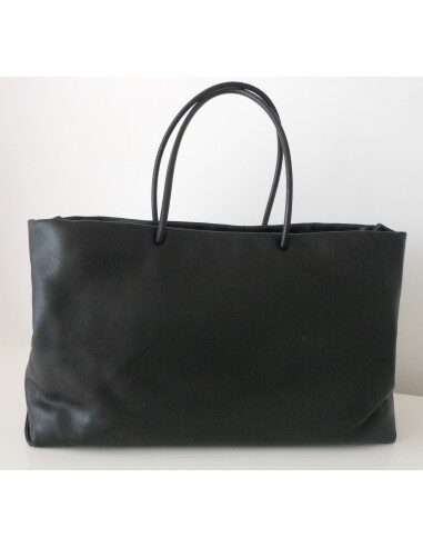 SAC CHANEL CABAS CUIR NOIR
