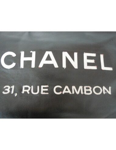 SAC CHANEL CABAS CUIR NOIR