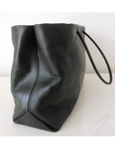 SAC CHANEL CABAS CUIR NOIR