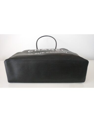 SAC CHANEL CABAS CUIR NOIR