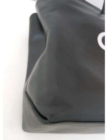 SAC CHANEL CABAS CUIR NOIR