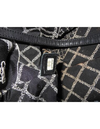 SAC CHANEL CABAS CUIR NOIR