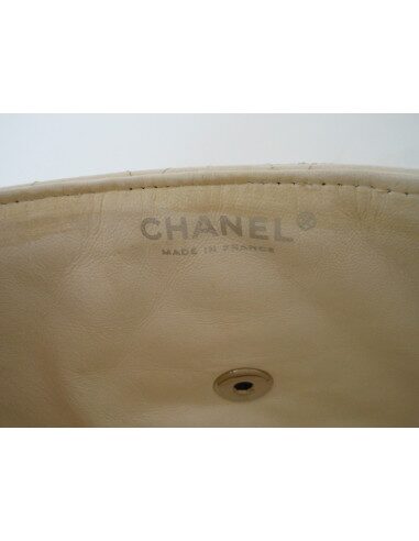 SAC CHANEL TIMELESS BAGUETTE BLANC 