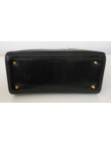 SAC LADY DIOR LEZARD NOIR 