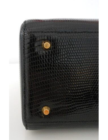 SAC LADY DIOR LEZARD NOIR 