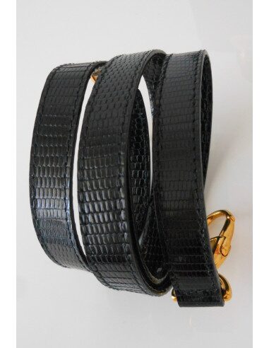 SAC LADY DIOR LEZARD NOIR 