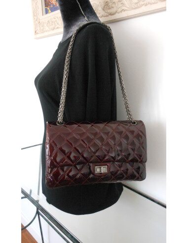 SAC CHANEL 2.55 BORDEAUX