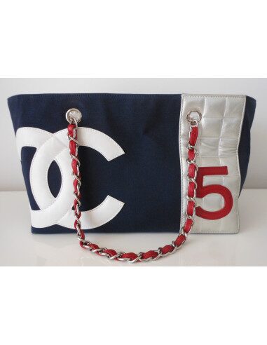 SAC CABAS CHANEL ET SA POCHETTE 