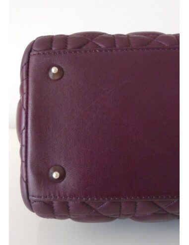 SAC LADY DIOR VIOLET - MOYEN MODELE