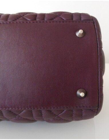 SAC LADY DIOR VIOLET - MOYEN MODELE