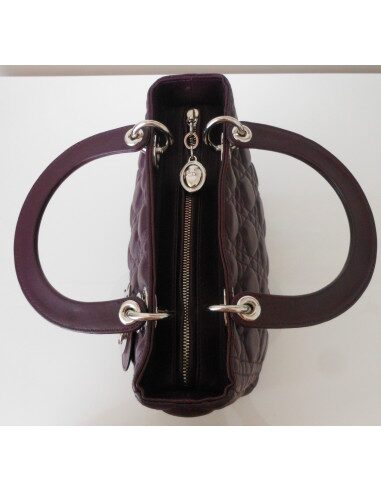 SAC LADY DIOR VIOLET - MOYEN MODELE