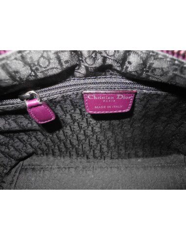 SAC LADY DIOR VIOLET - MOYEN MODELE