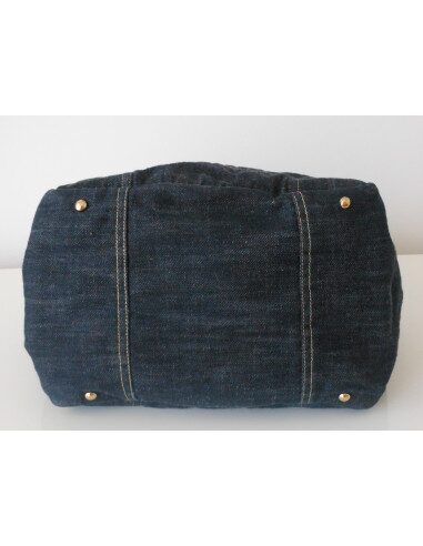 SAC CHANEL EN JEAN BLEU FONCE