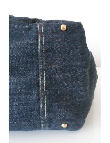 SAC CHANEL EN JEAN BLEU FONCE