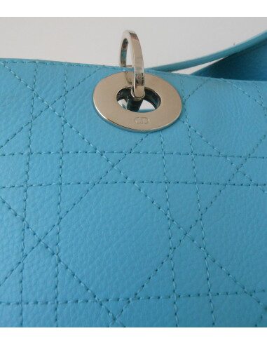 SAC LADY DIOR SHOPPING TURQUOISE