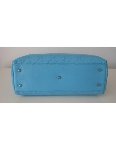 SAC LADY DIOR SHOPPING TURQUOISE