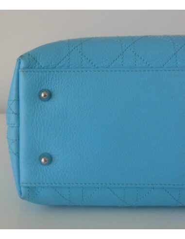 SAC LADY DIOR SHOPPING TURQUOISE