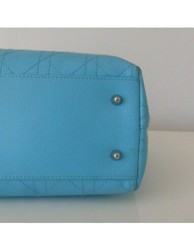 SAC LADY DIOR SHOPPING TURQUOISE