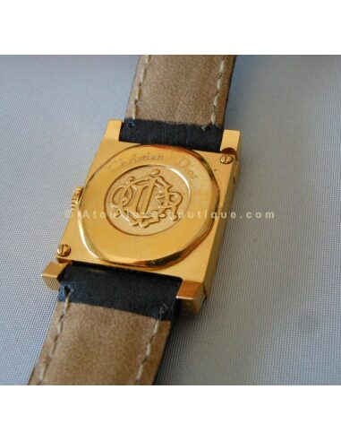 MONTRE DIOR LA PARISIENNE  EN PLAQUE OR