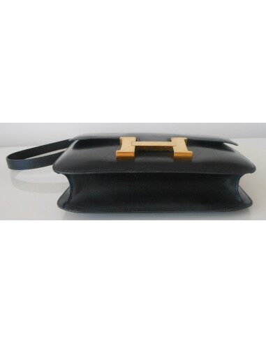 SAC HERMES CONSTANCE BLEU MARINE