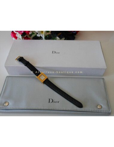 MONTRE DIOR LA PARISIENNE  EN PLAQUE OR