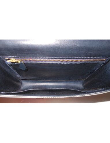 SAC HERMES CONSTANCE BLEU MARINE