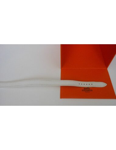 MONTRE HERMES CAPE COD DOUBLE TOUR BLANC 