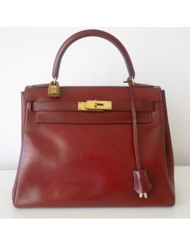 SAC HERMES KELLY 28 BORDEAUX