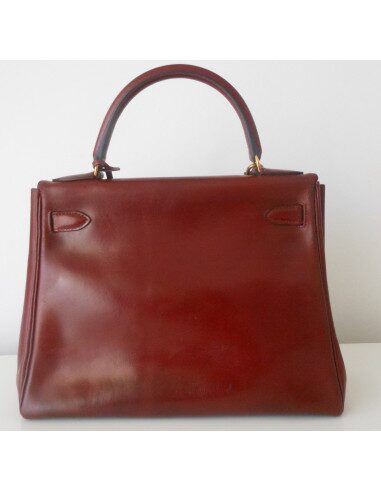 SAC HERMES KELLY 28 BORDEAUX