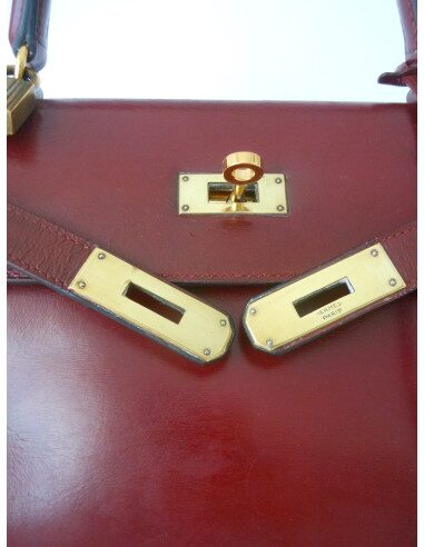 SAC HERMES KELLY 28 BORDEAUX
