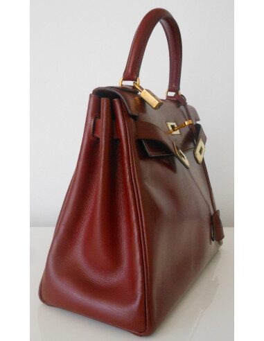 SAC HERMES KELLY 28 BORDEAUX