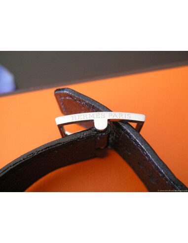 MONTRE HERMES CHERCHE MIDI BRACELET NOIR