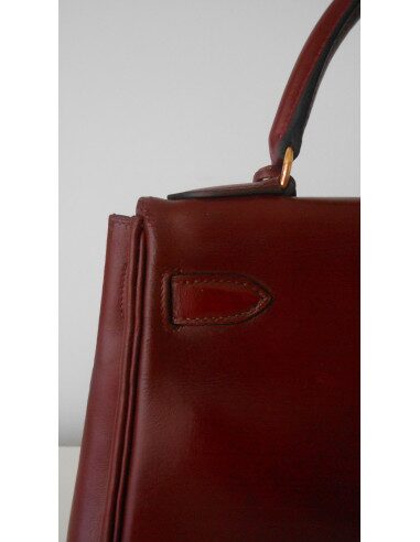 SAC HERMES KELLY 28 BORDEAUX