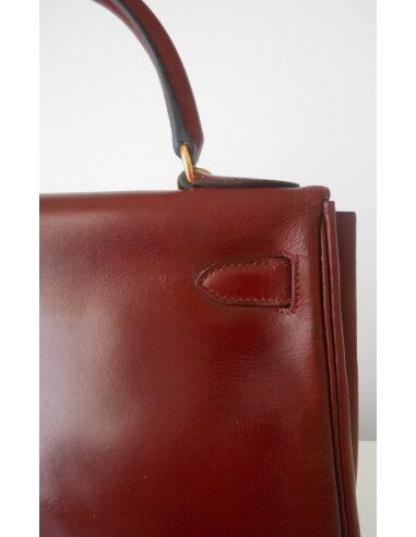 SAC HERMES KELLY 28 BORDEAUX
