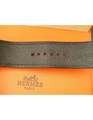MONTRE HERMES CHERCHE MIDI BRACELET NOIR