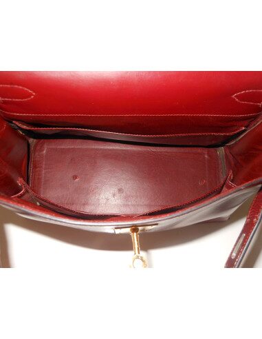 SAC HERMES KELLY 28 BORDEAUX