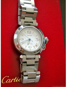 MONTRE PASHA C DE CARTIER ACIER
