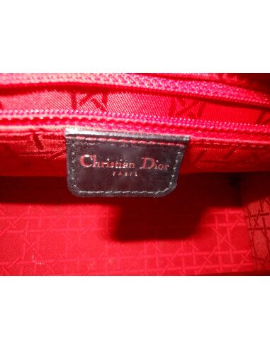 SAC LADY DIOR MOYEN MODELE NOIR
