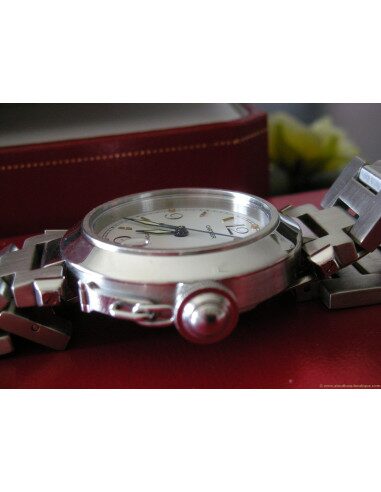 MONTRE PASHA C DE CARTIER ACIER