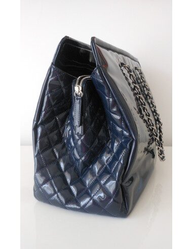 SAC CABAS CHANEL XXL BLEU FONCE