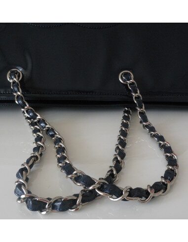SAC CABAS CHANEL XXL BLEU FONCE