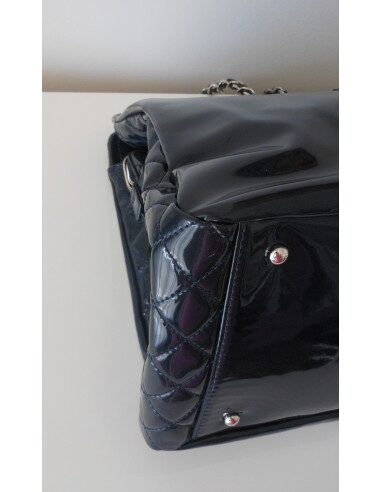 SAC CABAS CHANEL XXL BLEU FONCE