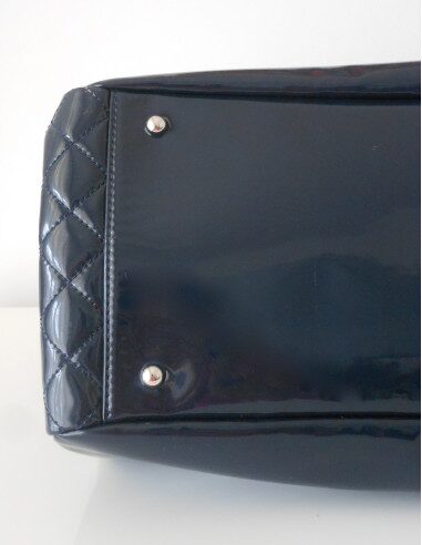 SAC CABAS CHANEL XXL BLEU FONCE