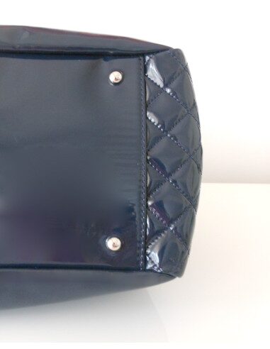 SAC CABAS CHANEL XXL BLEU FONCE