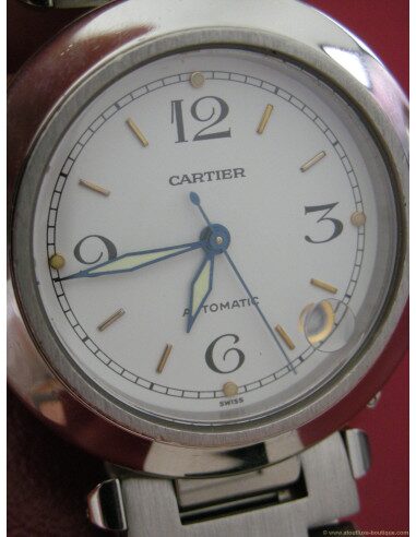 MONTRE PASHA C DE CARTIER ACIER