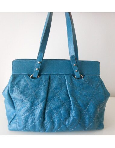 SAC CABAS CHANEL XXL BLEU 