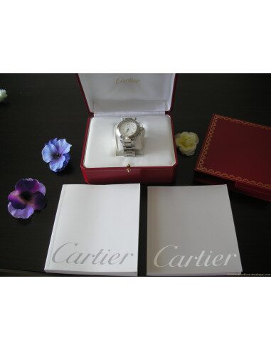 MONTRE PASHA C DE CARTIER ACIER