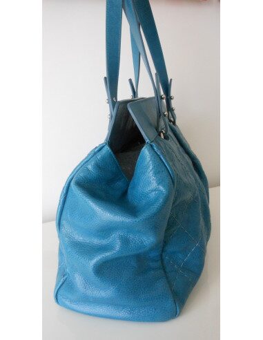SAC CABAS CHANEL XXL BLEU 