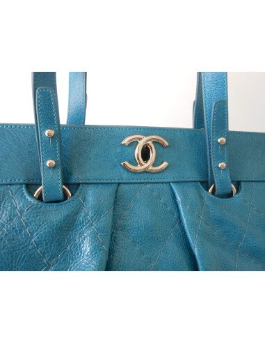 SAC CABAS CHANEL XXL BLEU 