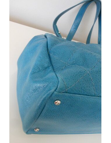 SAC CABAS CHANEL XXL BLEU 